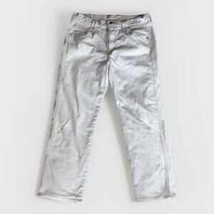 Signature Levi Strauss Women’s Jeans Size 33 White Denim Heritage High Rise